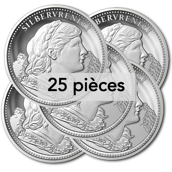 Silbervreneli 25 pièces (2023)