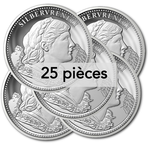 Silbervreneli 25 pièces (2025)