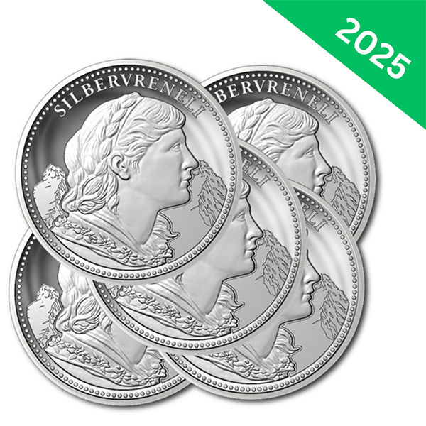 Silbervreneli 5 pièces (2025)