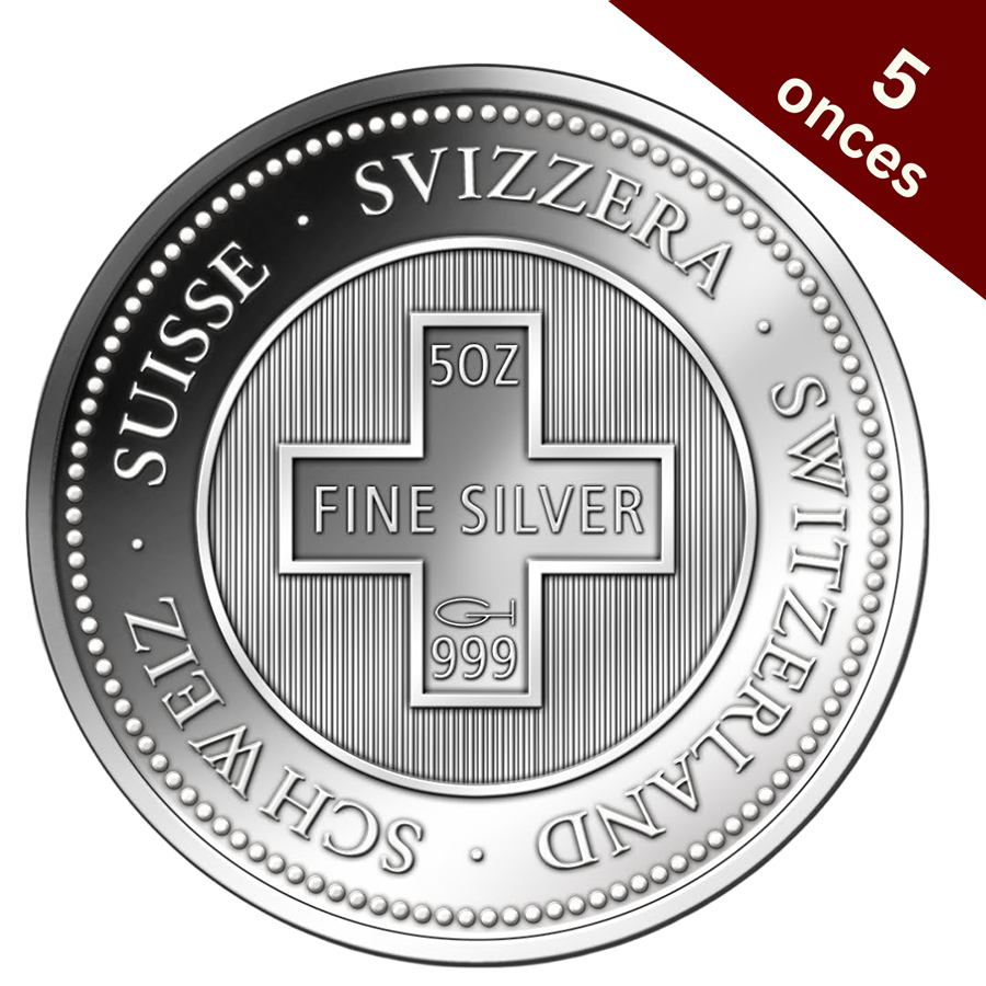 Silbervreneli Grande le Vreneli le plus grand, le plus lourd et le plus exclusif